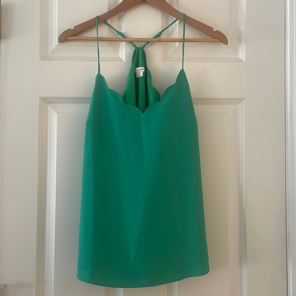 J.Crew Factory Scalloped Tank Top